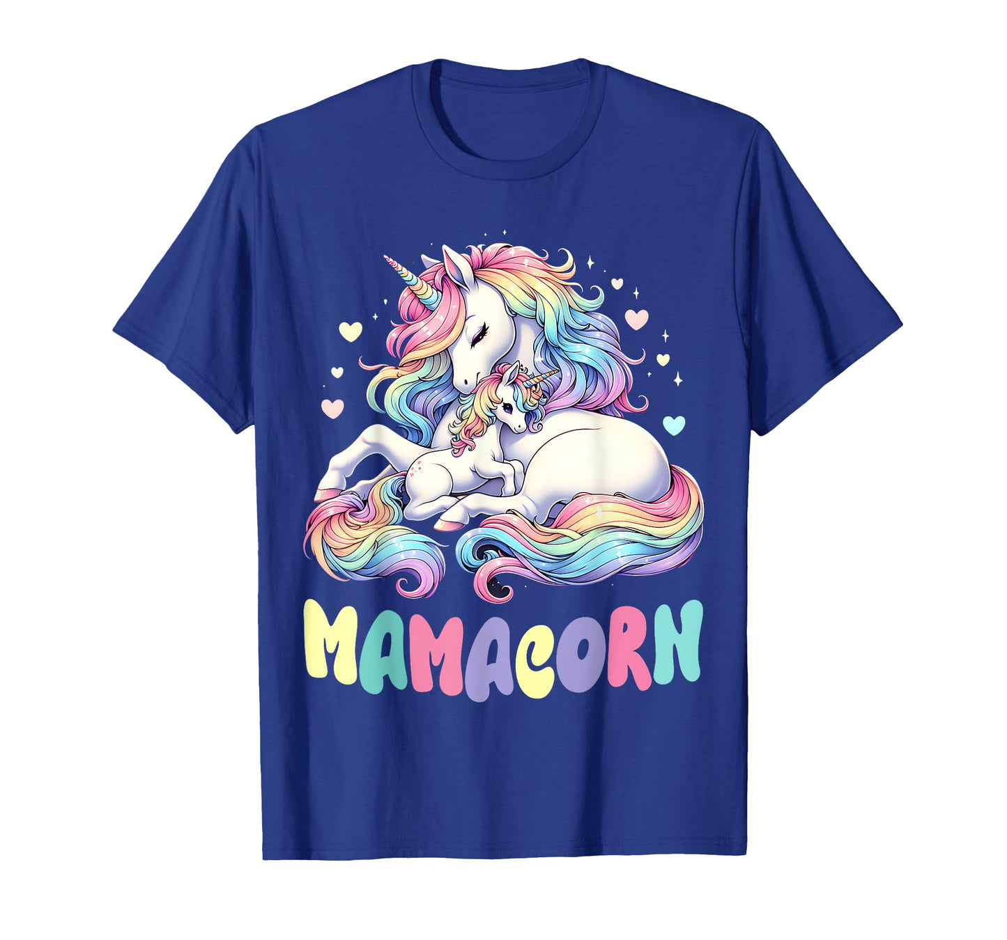 Funny Mamacorn Costume Mothers Day Unicorn Mom Women Mother T-Shirt