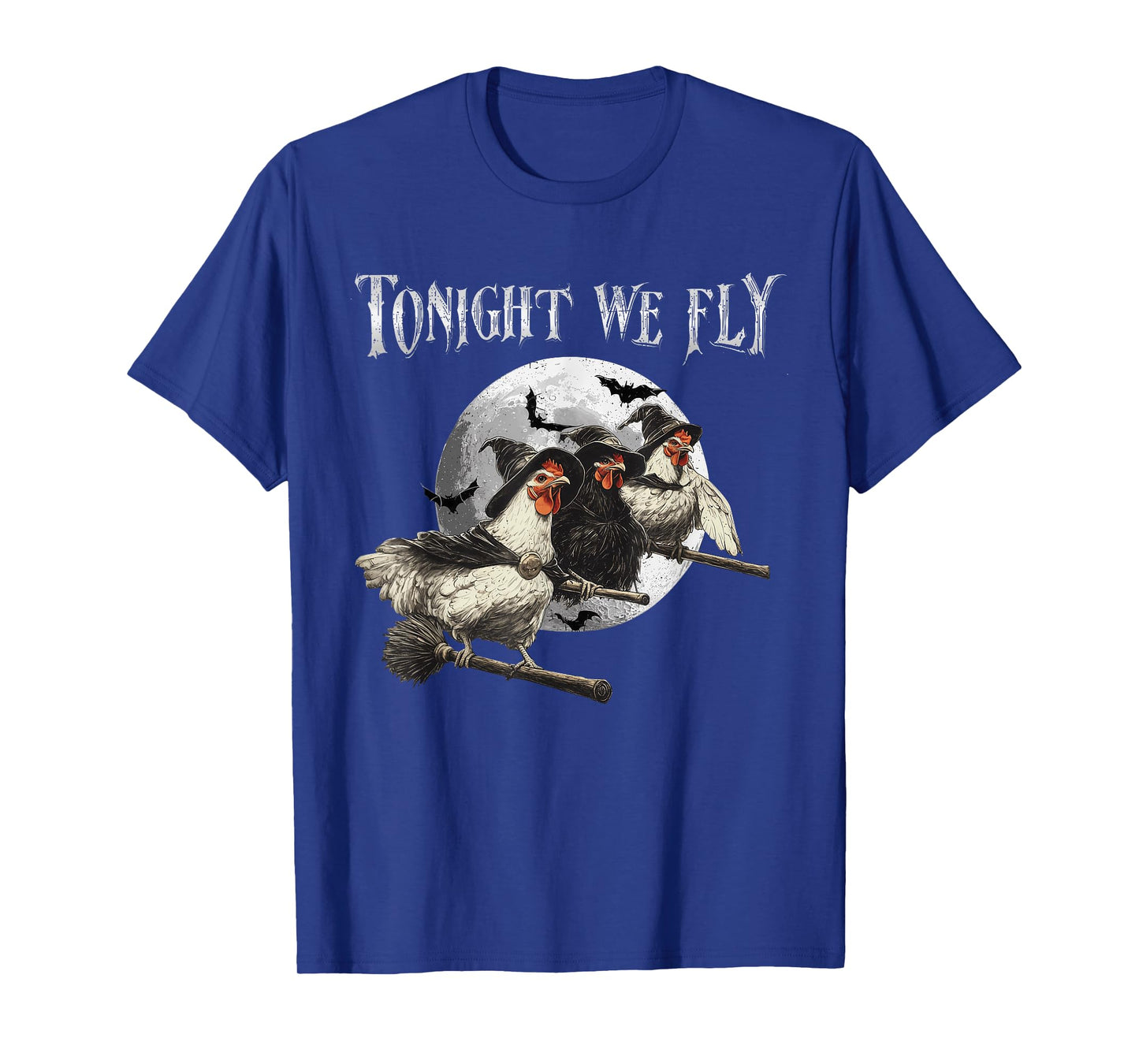 Tonight We Fly Funny Chicken Halloween Costume Spooky Season T-Shirt