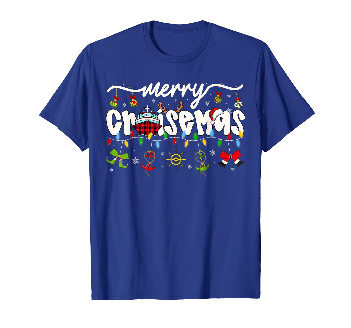 Merry Cruisemas Christmas Family Cruisin Cruise Lover T-Shirt