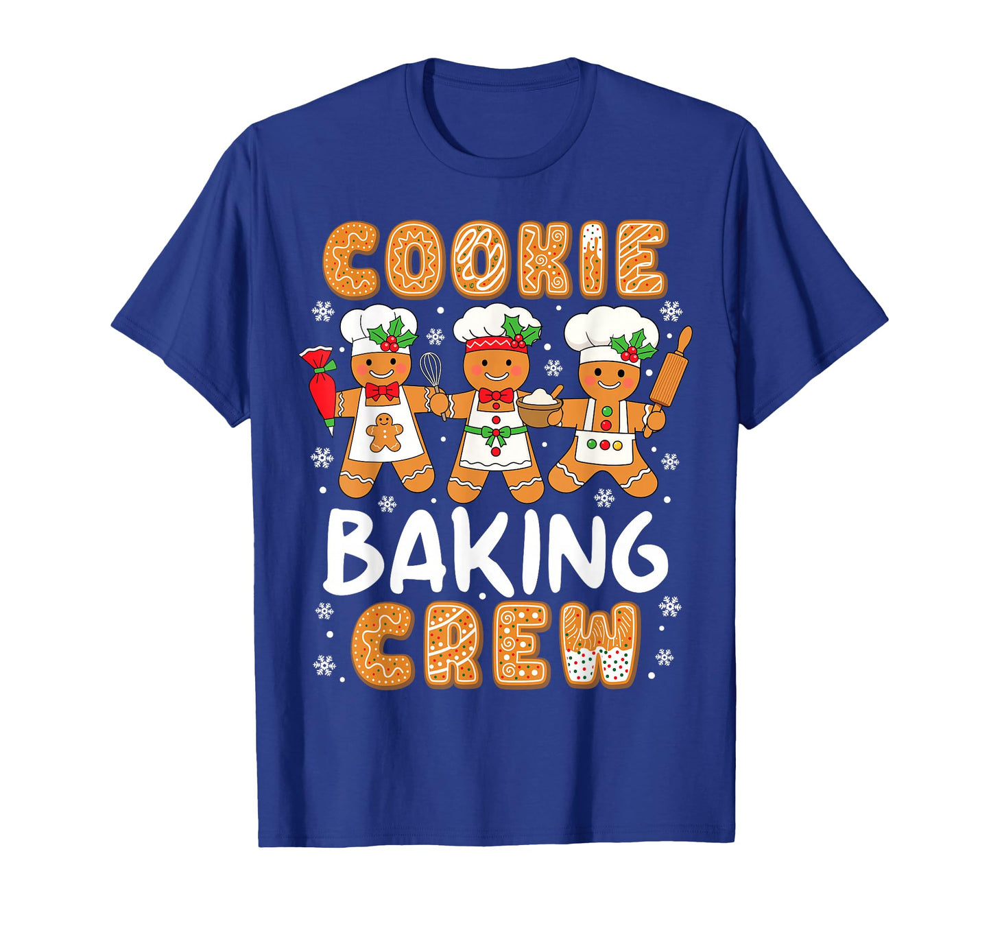 Cookie Baking Crew Christmas Funny Gingerbread Lovers Kids T-Shirt
