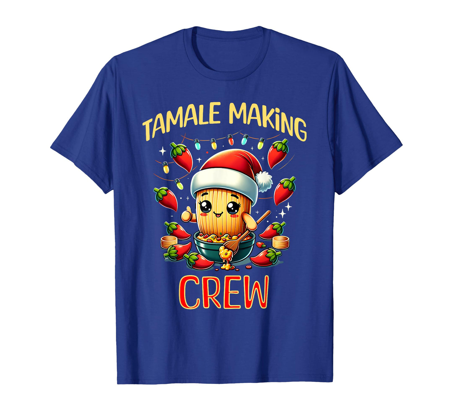 Tamale Making Crew Tamale Season Funny Mexican Christmas T-Shirt