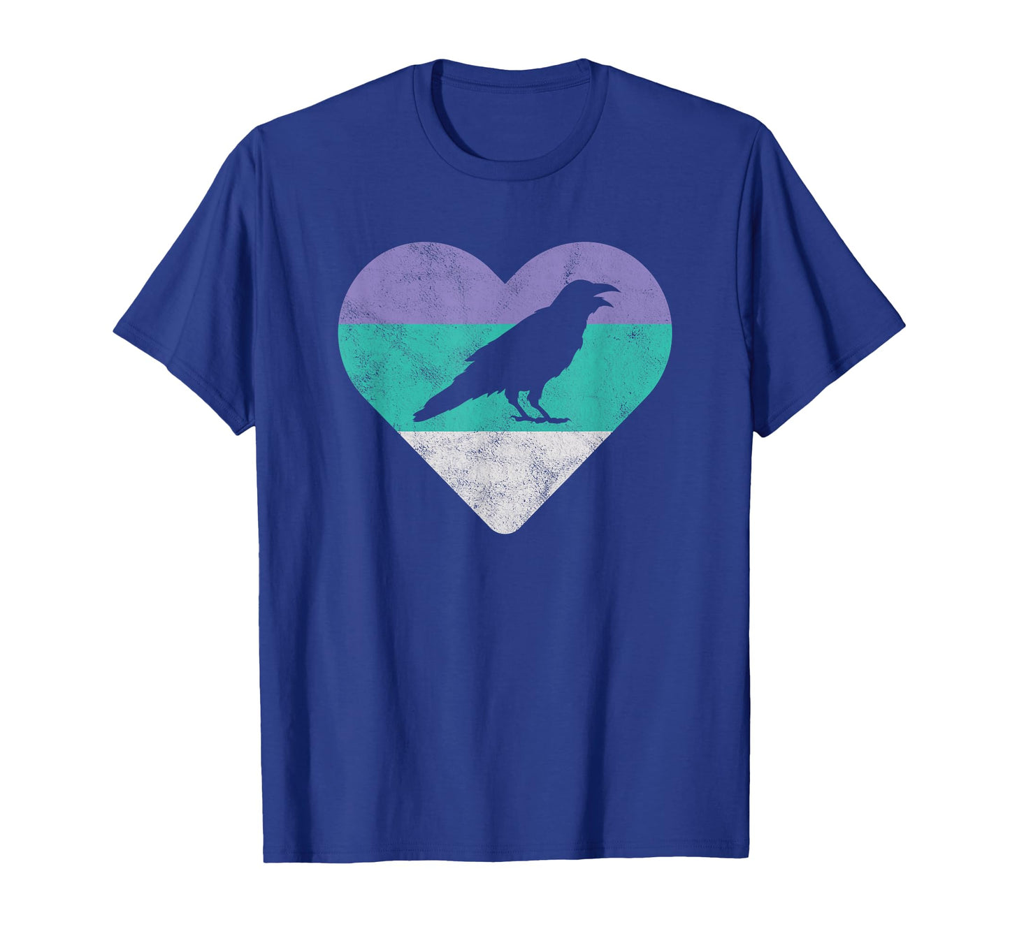 Raven Retro Bird Gift For Women or Girls T-Shirt