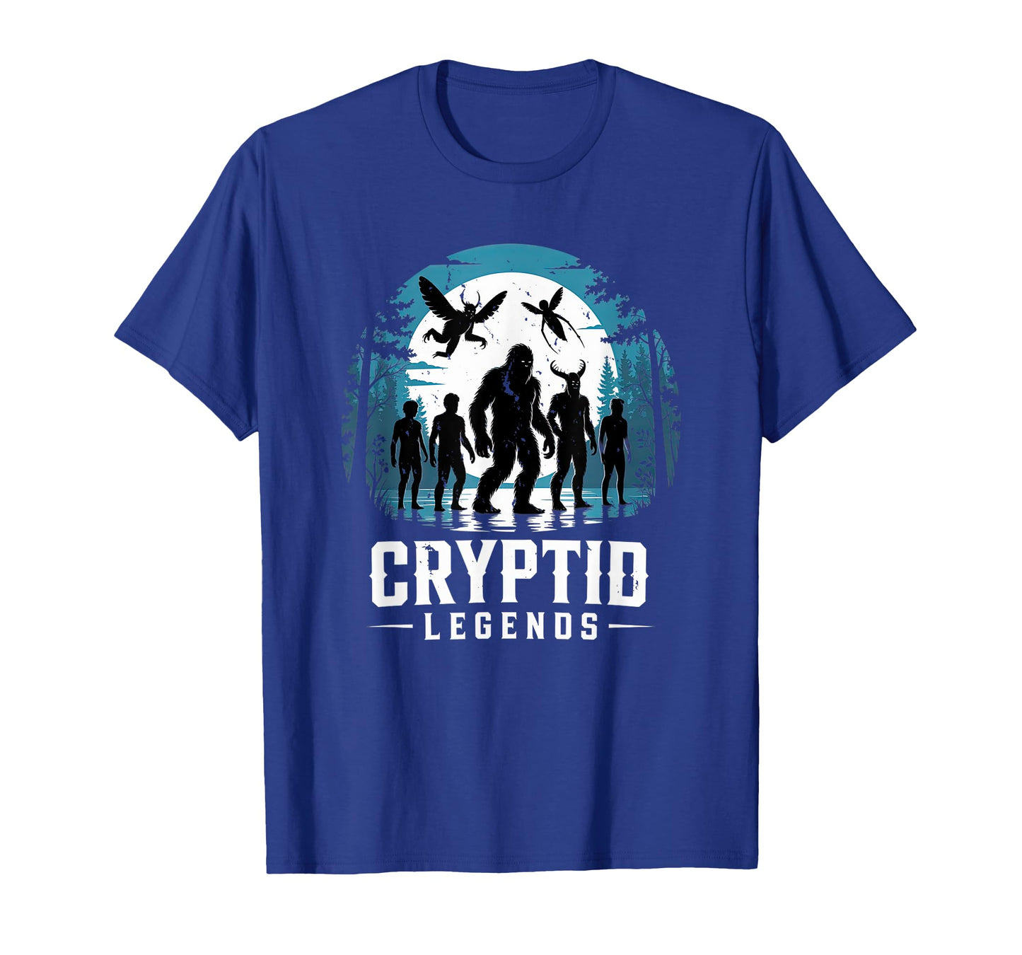 Cryptid legends mothman bigfoot jersey devil chupacabra T-Shirt