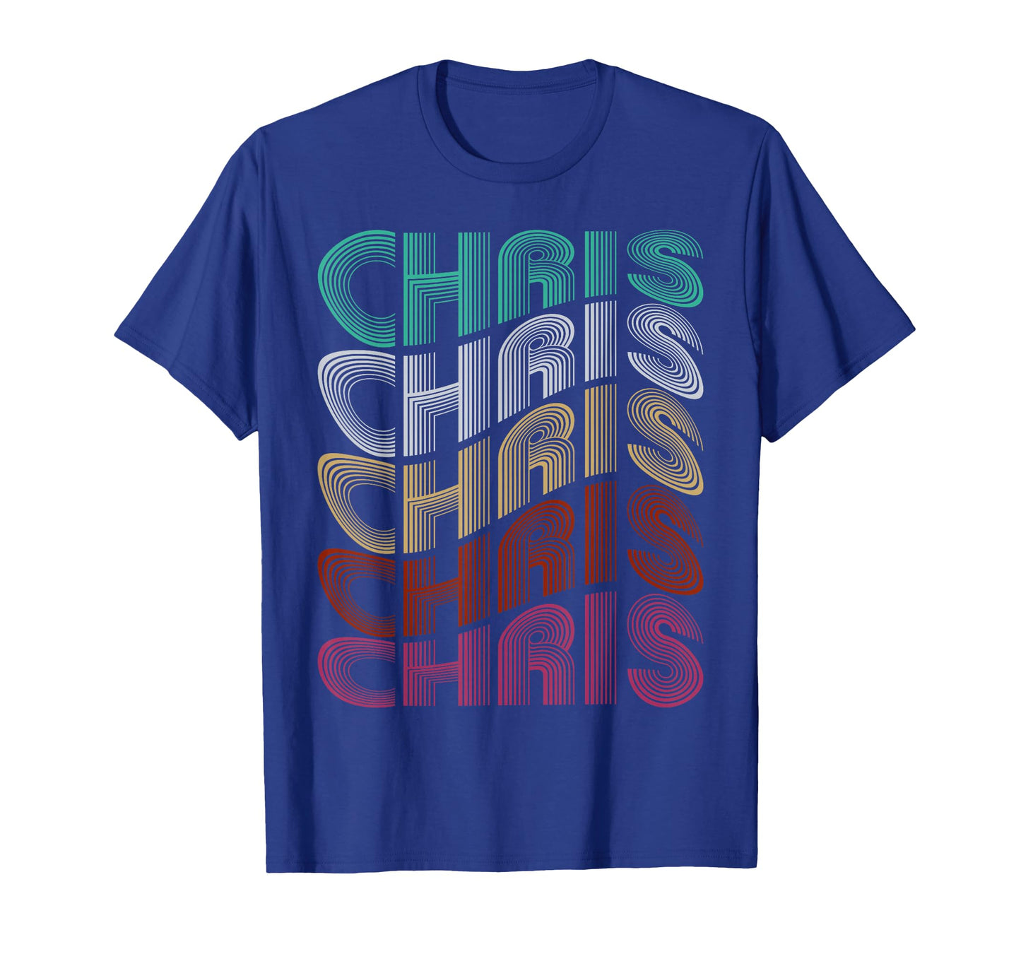 Groovy Chris Personalized Name I Love Chris 70,80's Meme T-Shirt