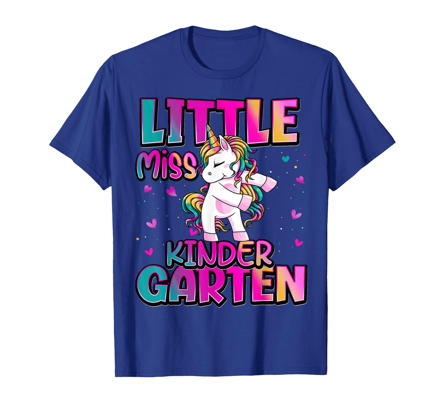 Little Miss Kindergarten Back To School Girls Kindergarten T-Shirt