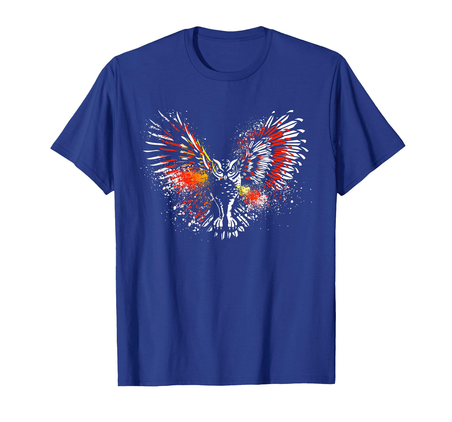 Owl | White Owl | Cute Owl | Red Owl | Night Owl Graphic T-Shirt