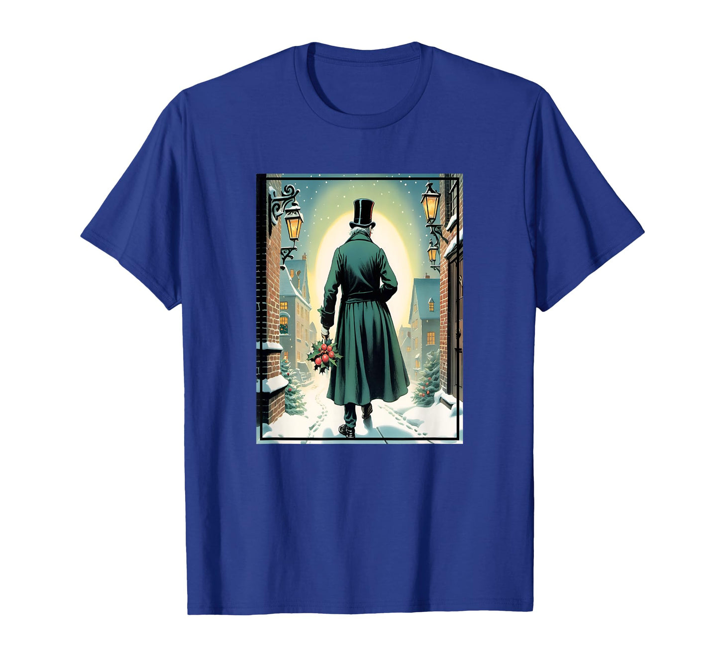 Charles Dickens Christmas Classic Book Ebeneezer Scrooge T-Shirt, Unisex-Adults, Kids, Black, Small, Short Sleeve, T-Shirt