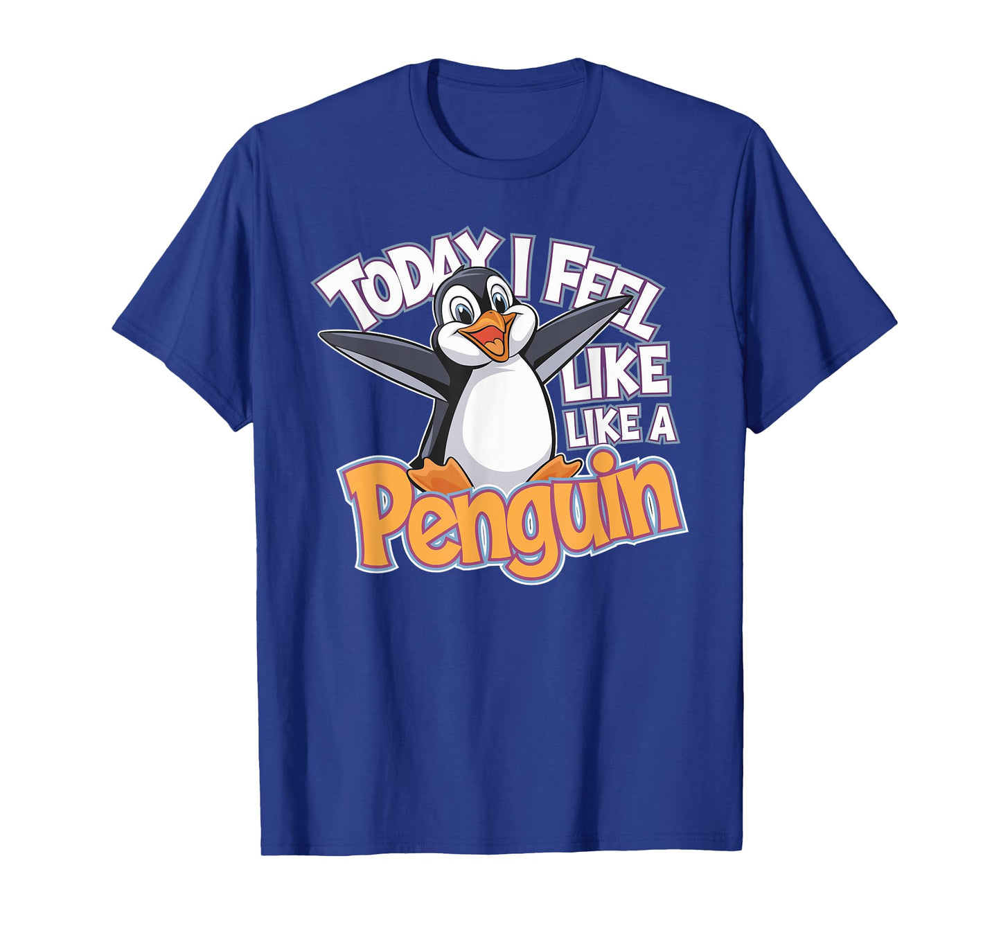 Childrens Today I feel like a Penguin Tshirt | Kids Penguin T-Shirt