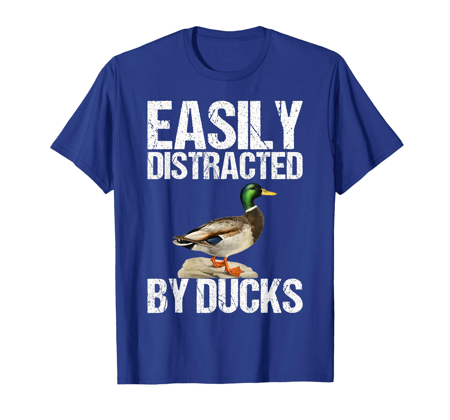 Easily Distracted By Ducks Tshirt as a Funny Duck T-Shirt