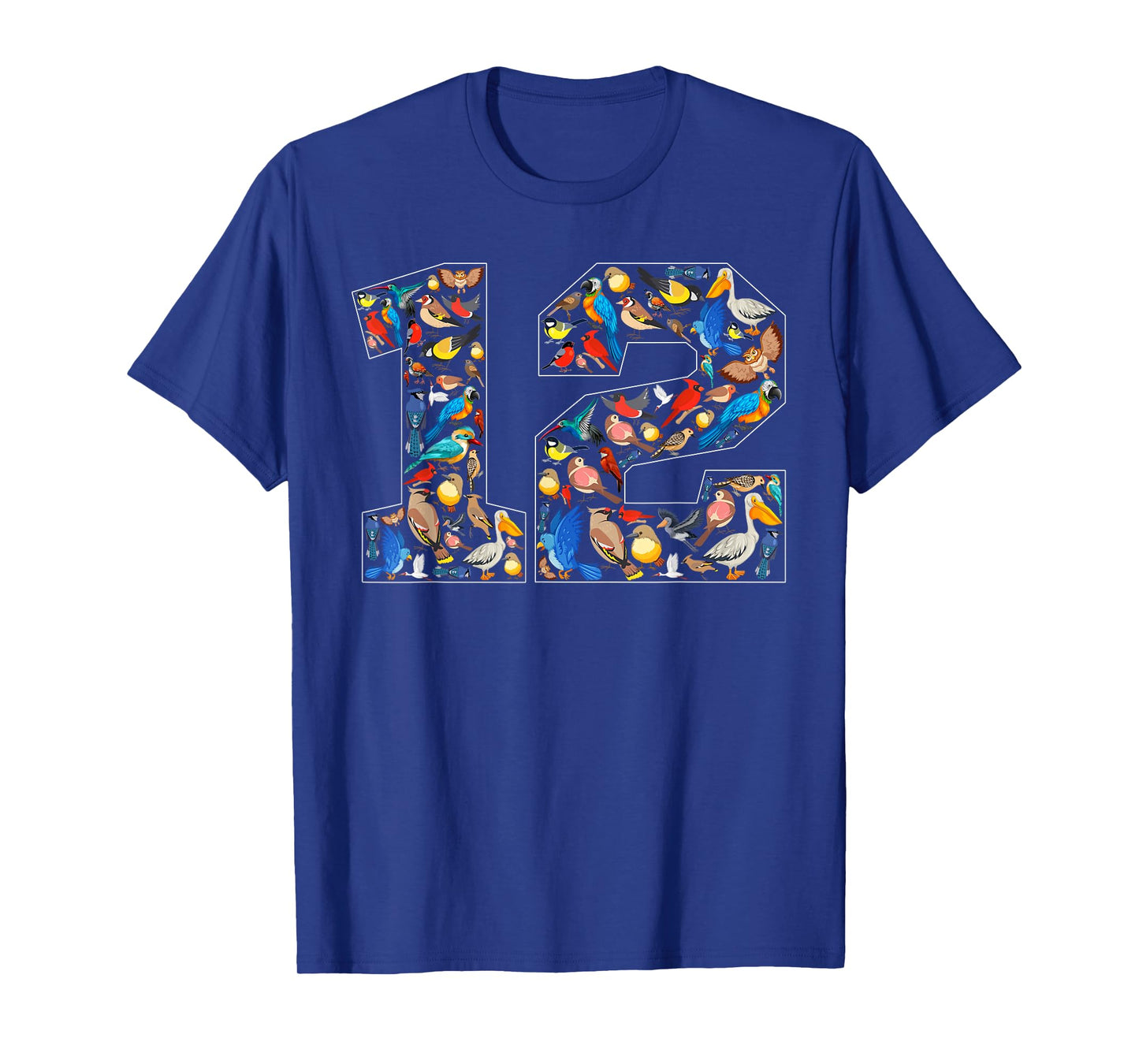 12th Birthday Birds Theme 12 Year Old Bird Lover Birthday T-Shirt