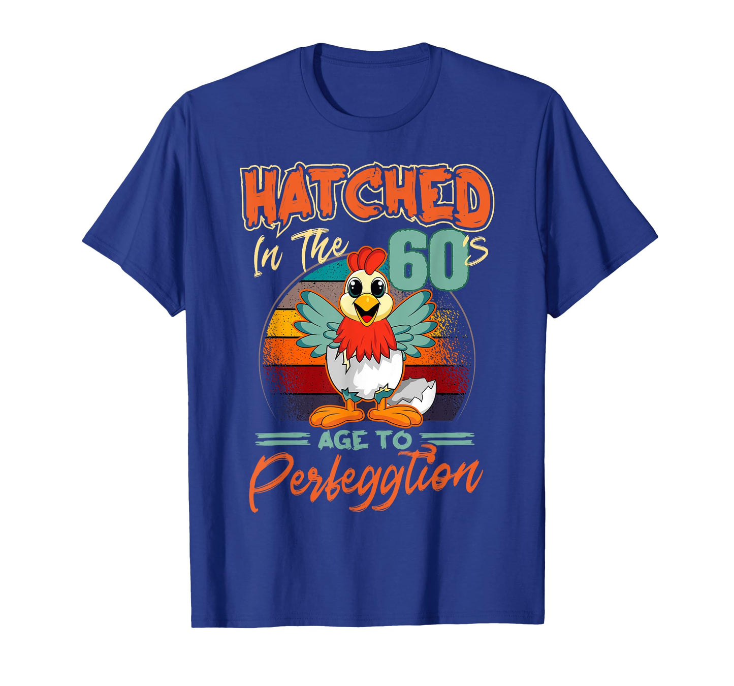 Chicken 60th Birthday Perfeggtion Chick Barnyard Farm Barn T-Shirt