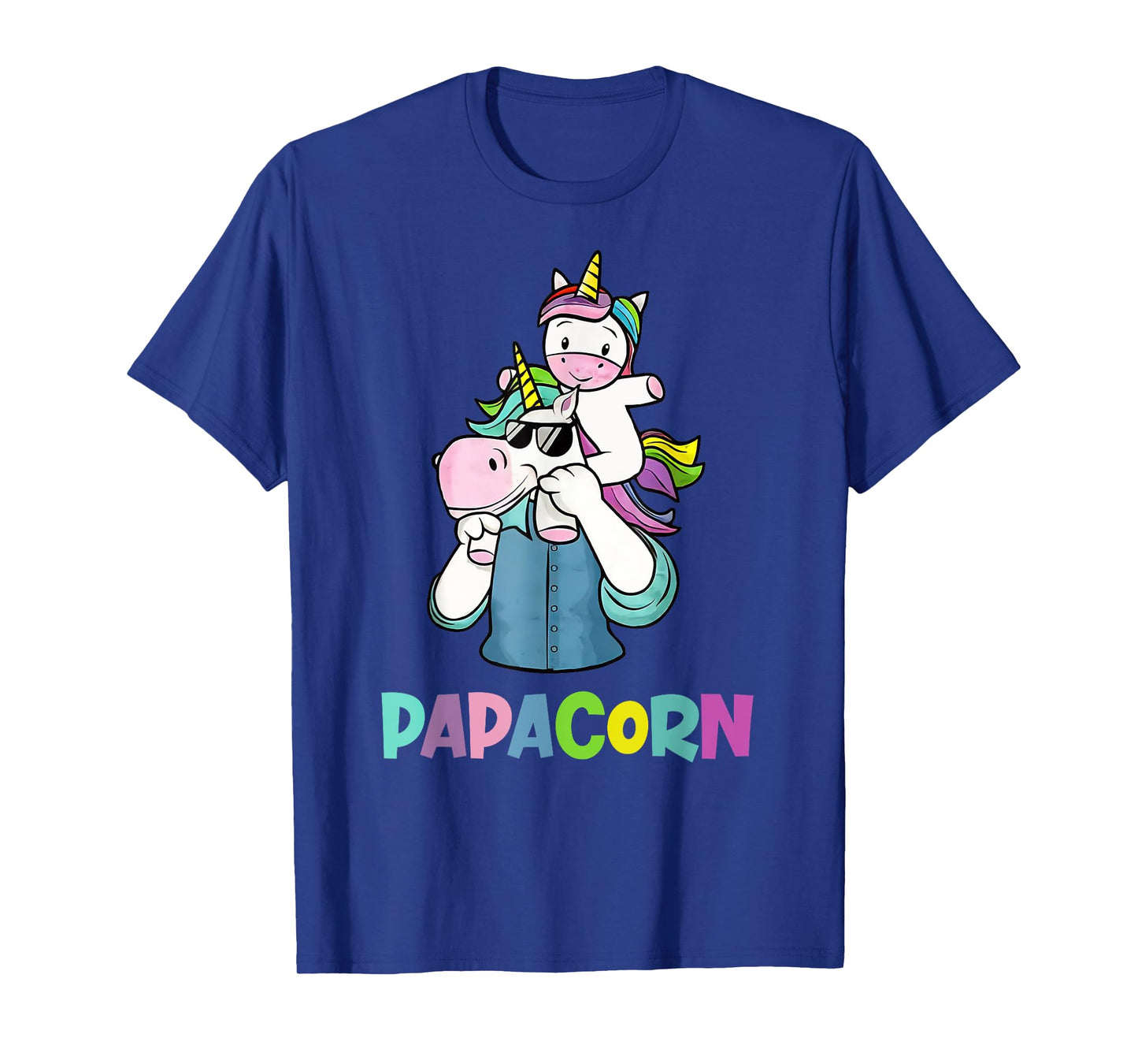 Papacorn Unicorn Father's Day Gift For Daddy T-Shirt