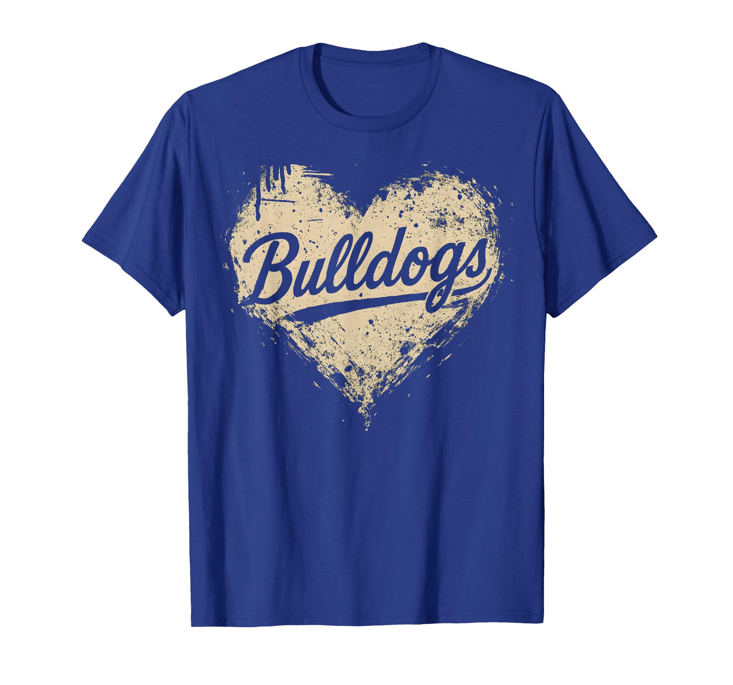 Heart Bulldogs Name Personalized Gifts For Men Kids Women T-Shirt