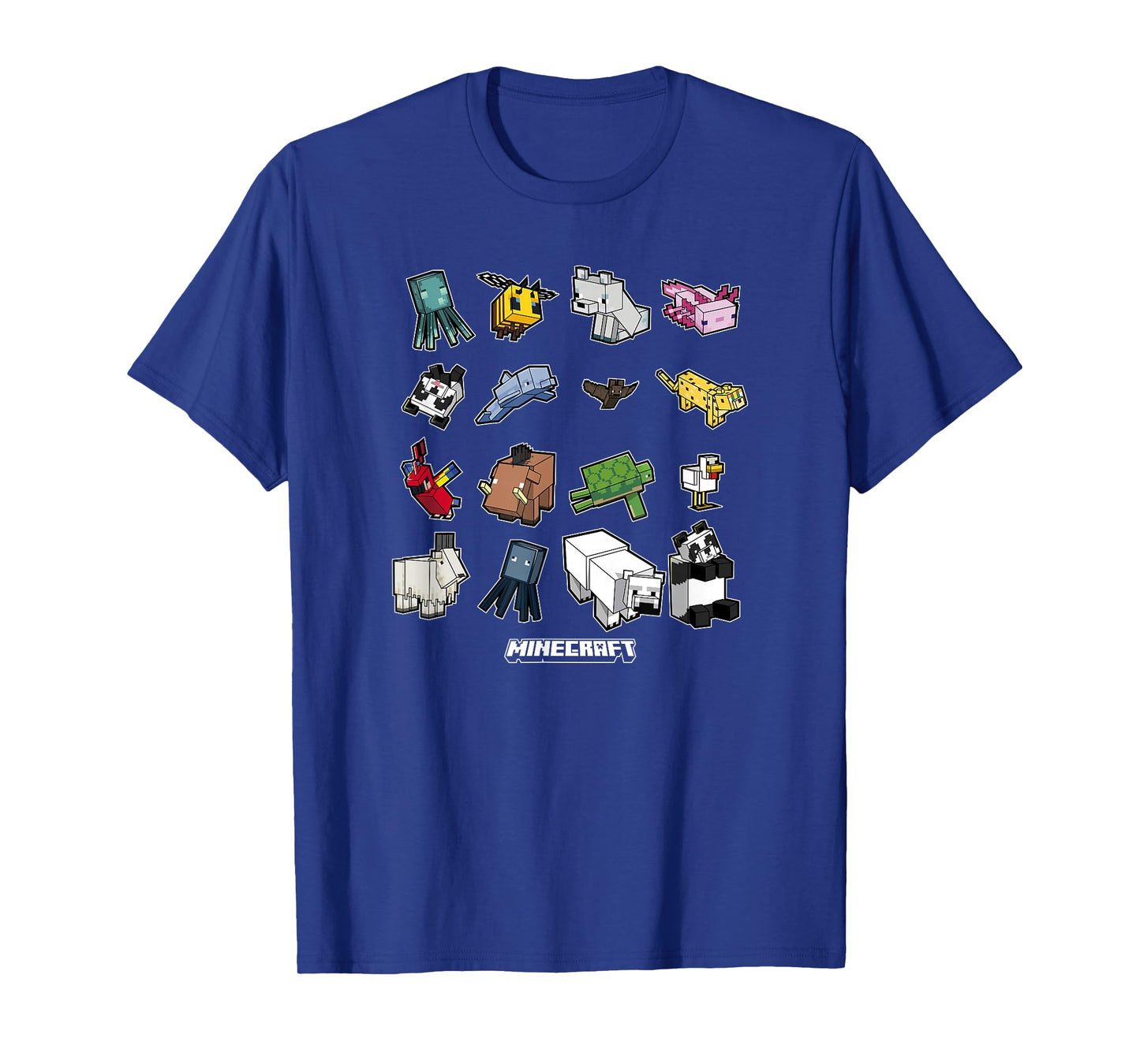 Minecraft Animal Mobs Poster T-Shirt