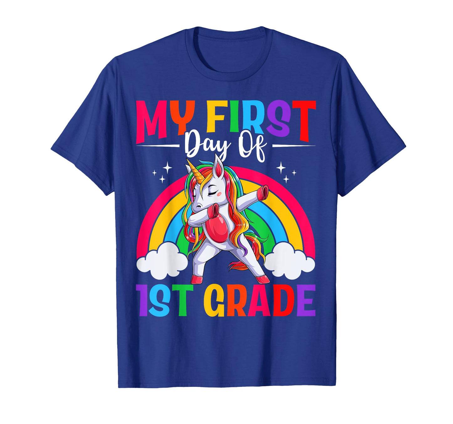 My First Day Of 1st Grade Unicorn First Grade Team Girls T-Shirt