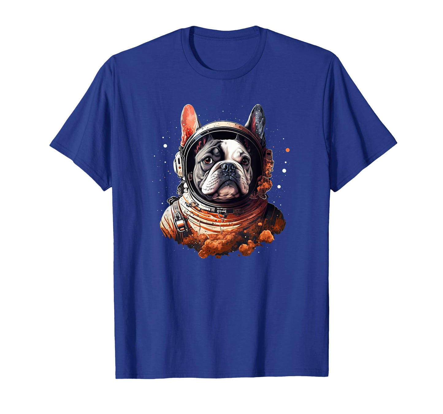Funny French Bulldog Frenchie Astronaut in the Space Men Women Girls Kids T-Shirt