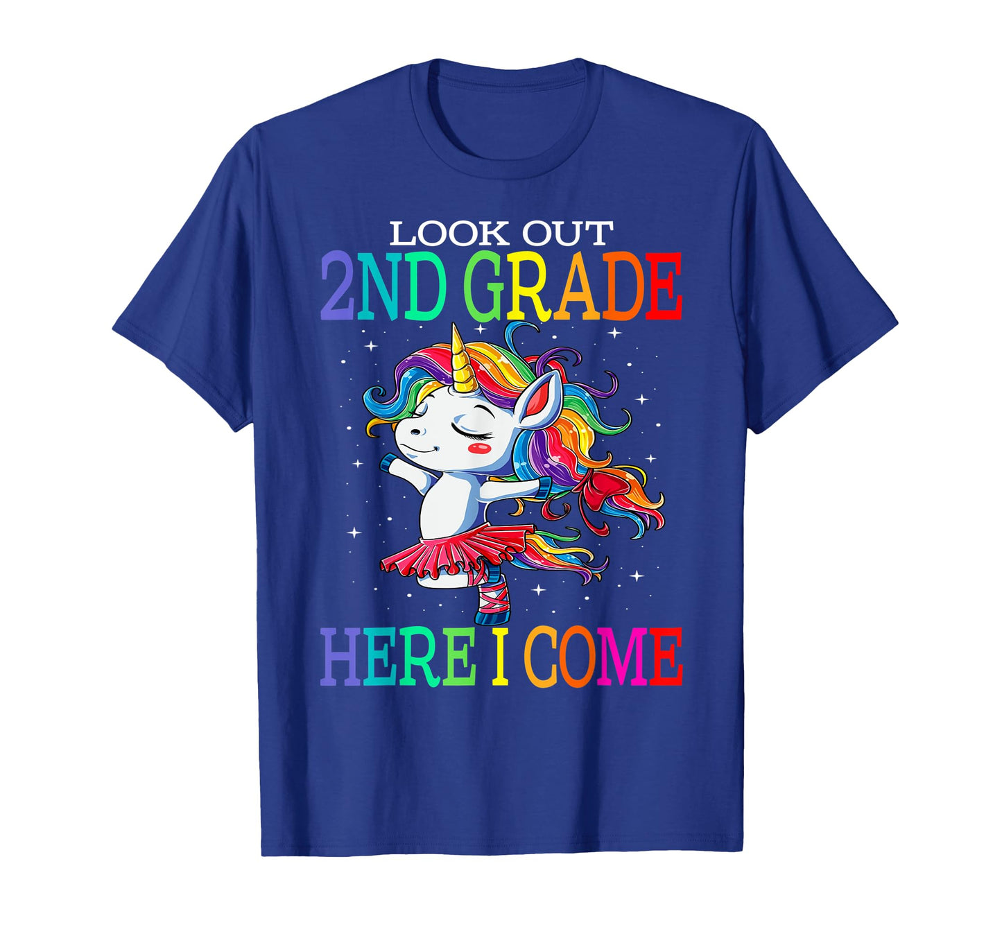 Kids Look Out 2nd Grade Here I Come Unicorn T-Shirt
