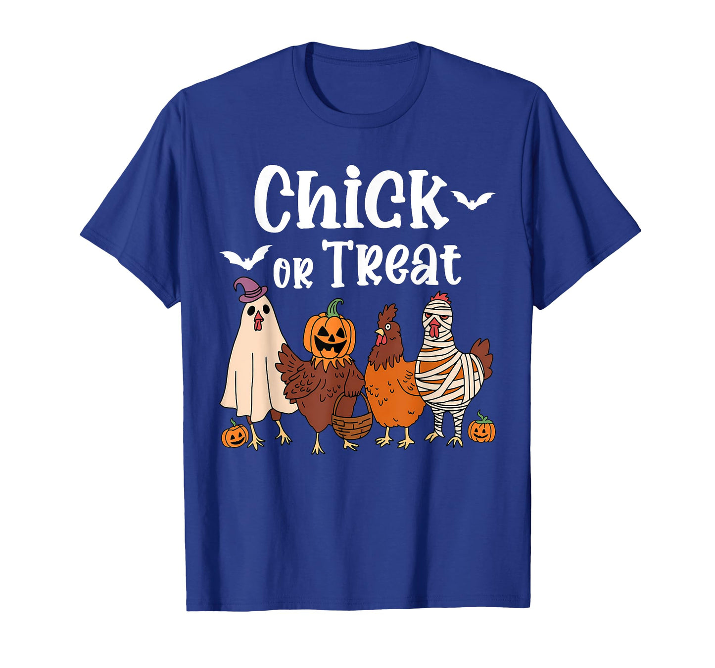 Chick Or Treat Funny Spooky Chicken Halloween Women Men T-Shirt