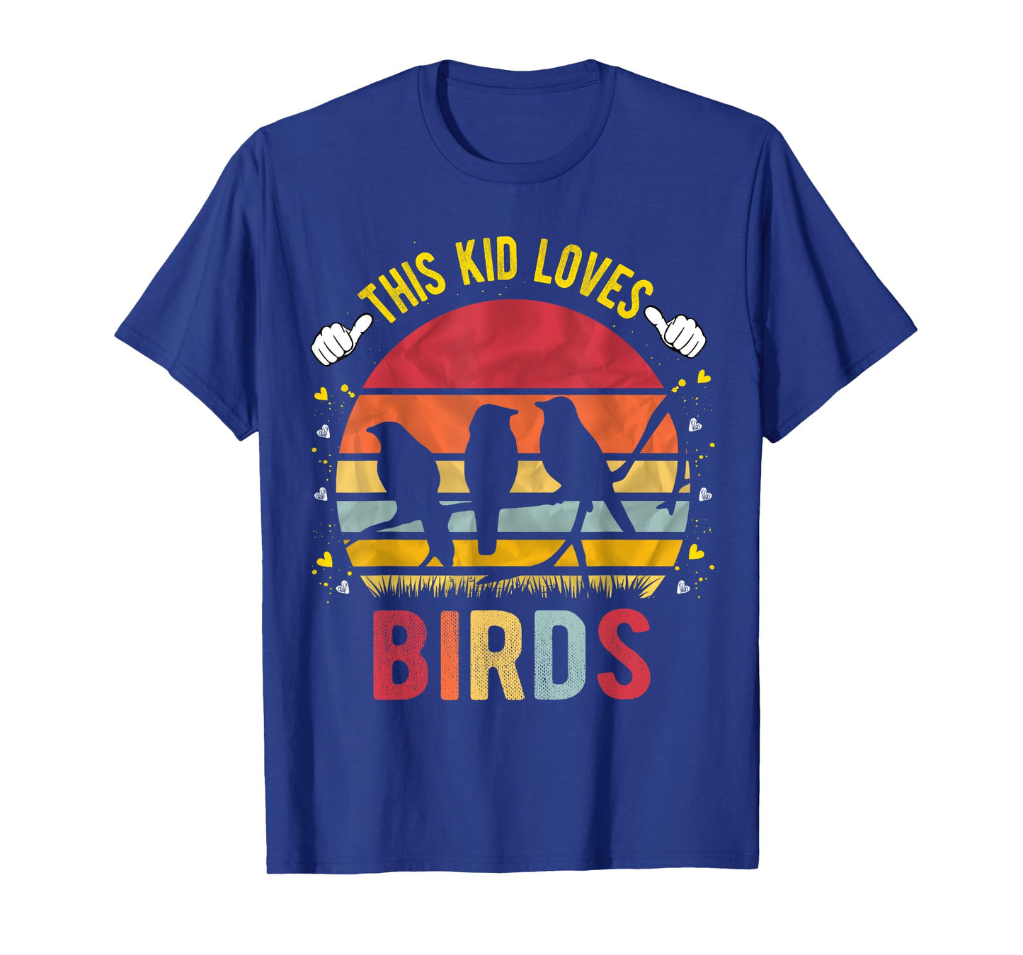 This Kid Loves Birds Boys and Girls Bird Gift T-Shirt