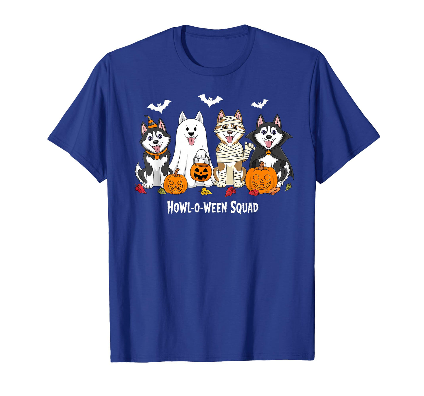 Husky Halloween Howl O Ween Squad T-Shirt
