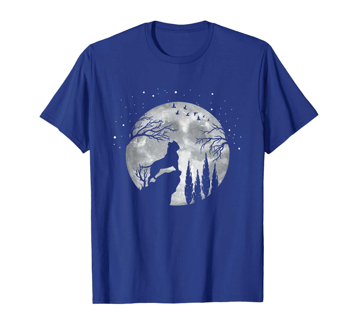 Four-legged Dog Breed - Full Moon American Bully T-Shirt
