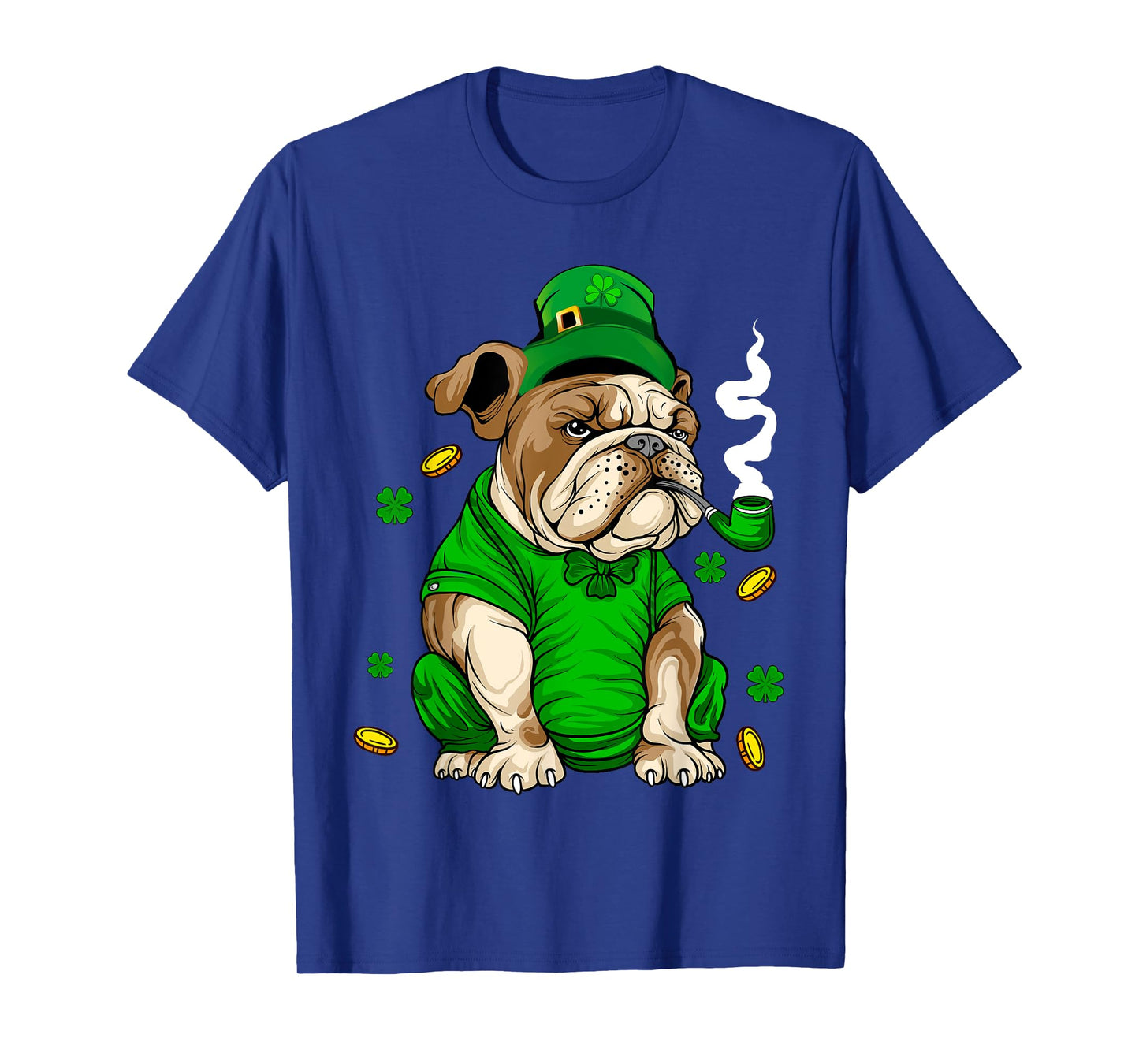 St Patricks day Bulldog Dog irish Saint Patrick Day T-Shirt for Men Women Kids