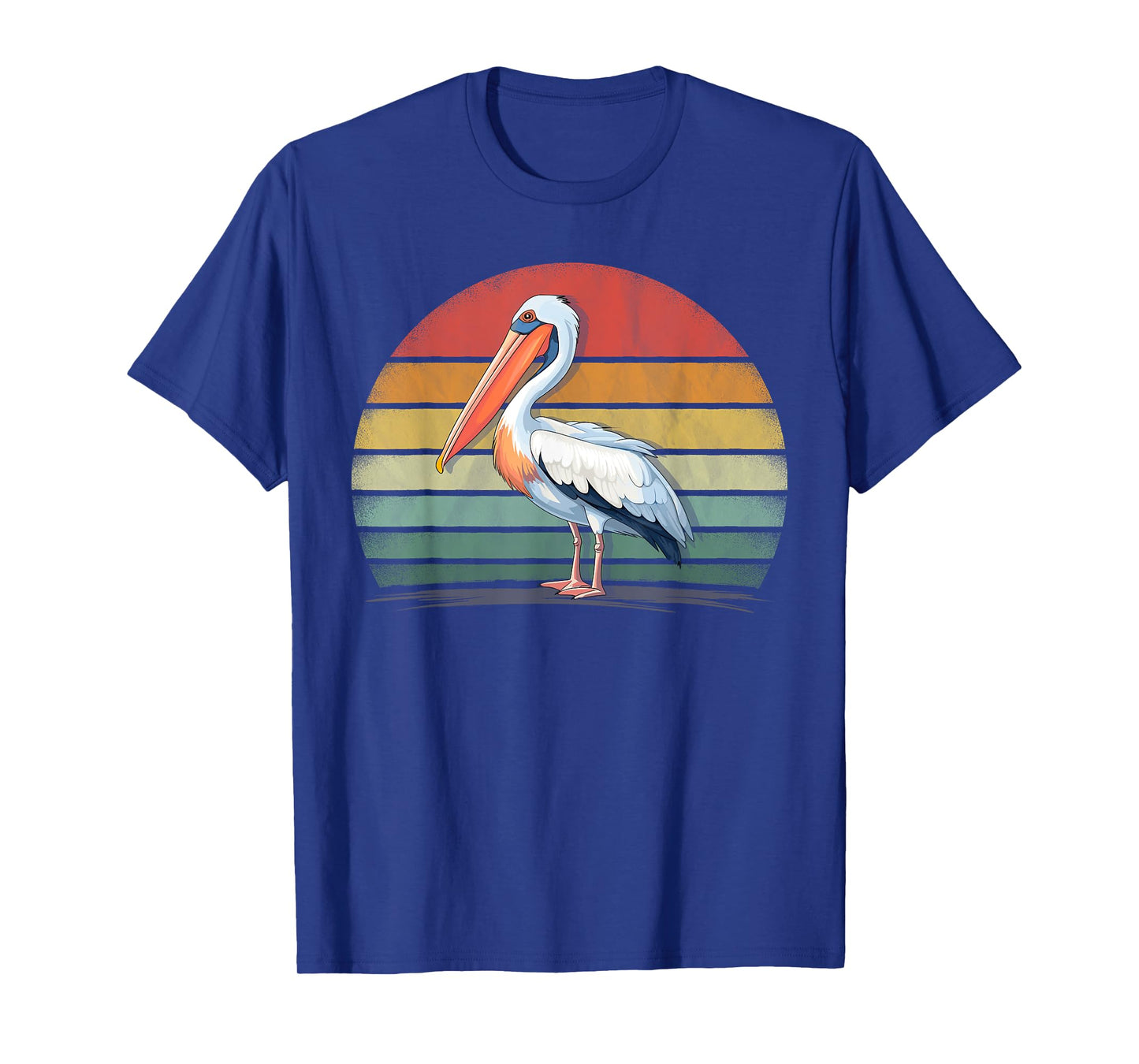 Pelican Bird Lover Retro Style Distressed Vintage Pelican T-Shirt