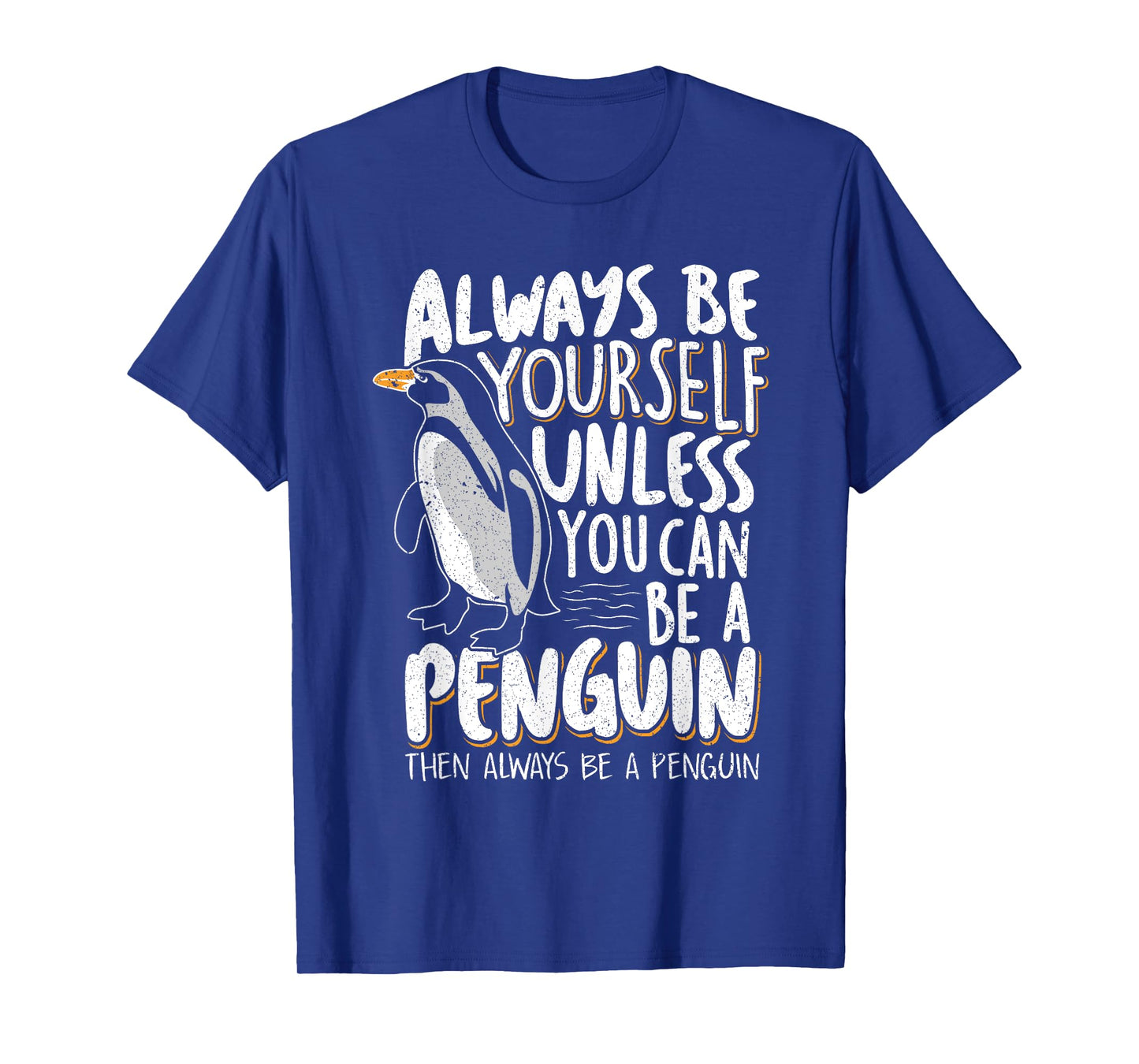 Penguin Lovers & Cute Penguins Always Be a Penguin - Funny Penguin Lover Unisex-Kids T-Shirt - Black - Small - Short Sleeve - Classic Fit - Modern - Novelty - Cotton 60%, Polyester 40%