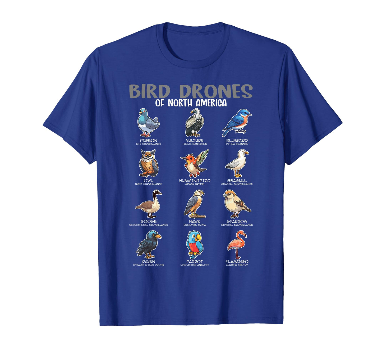 Bird Drones Of North America, Ornithologist Ornithology T-Shirt