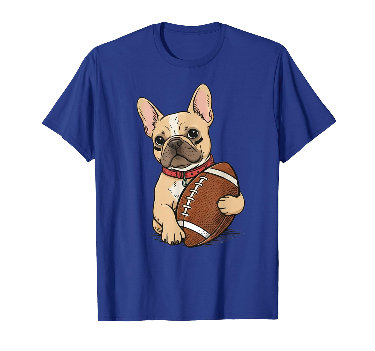 Funny French Bulldog Football Dog Lovers Gift T-Shirt