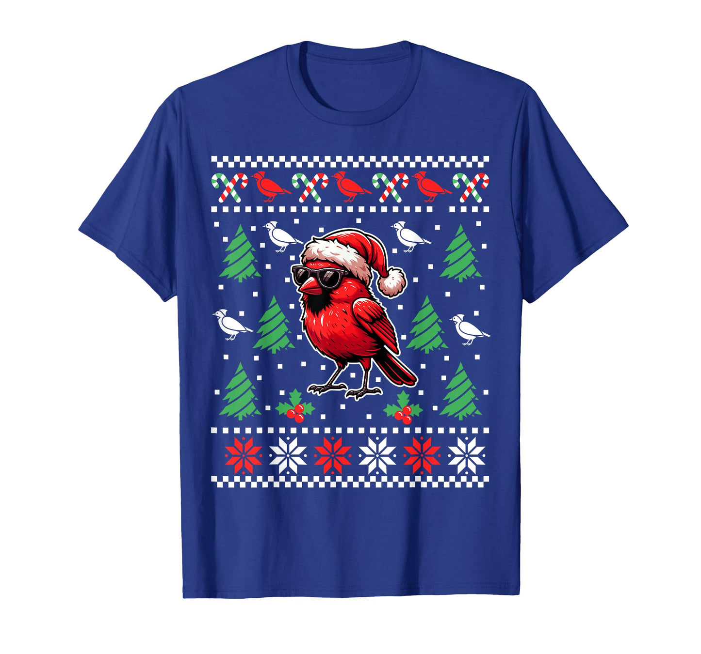 Funny Northern Cardinal Bird Red Cardinal Christmas Xmas T-Shirt