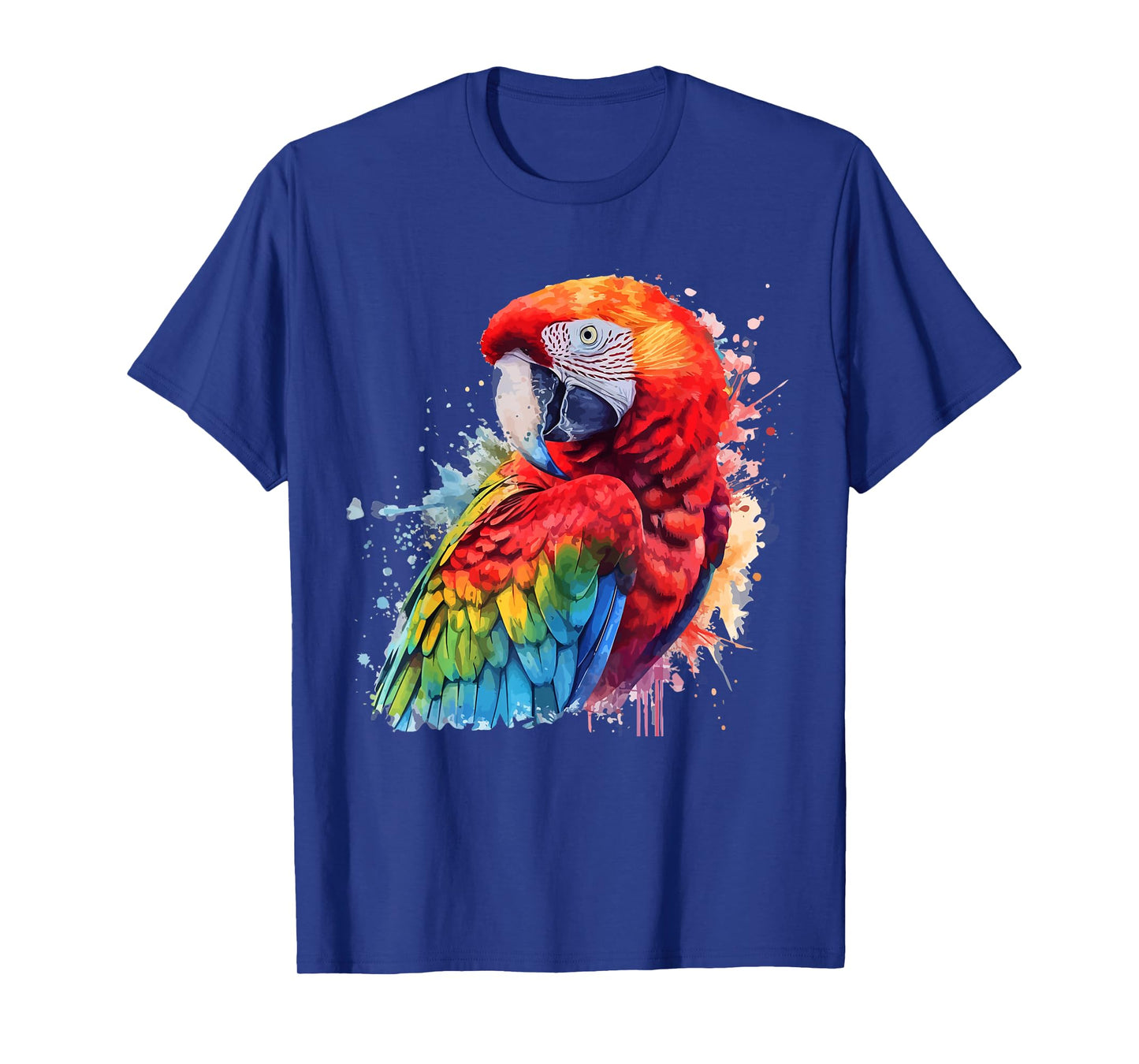 Colorful Parrot Watercolor T-Shirt