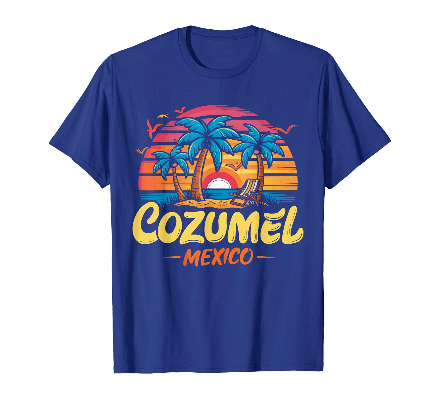 Cozumel Mexico Tropical Sunset beach Souvenir Vacation T-Shirt