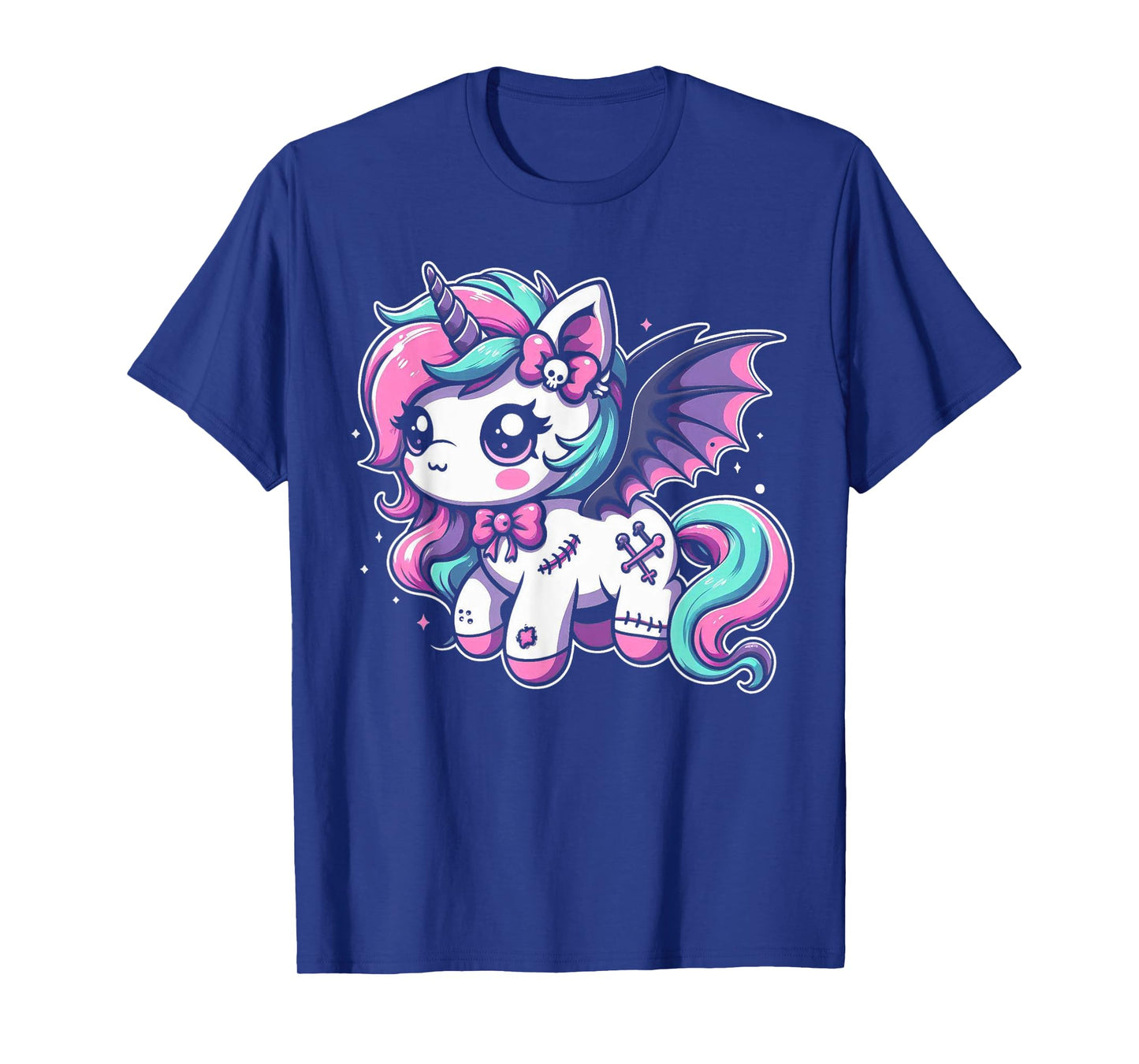Pastel Goth Unicorn Kawaii Creepy Cute Aesthetic Art T-Shirt