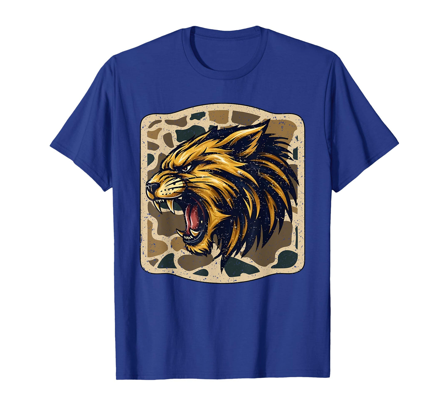 Wildcats Camo Football Game Day School Mascot Team Spirit T-Shirt
