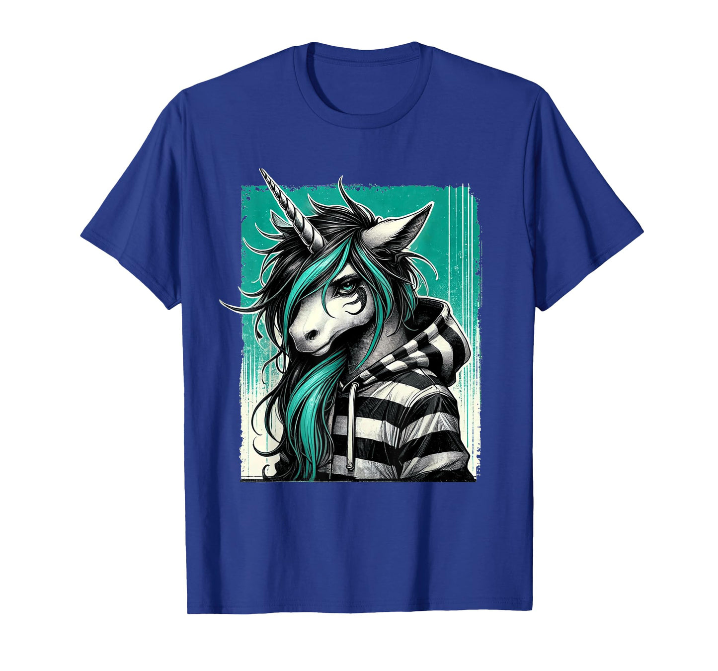 Goth Girl Cute E-Girl Women Gothic Unicorn Goth Emo Girl T-Shirt