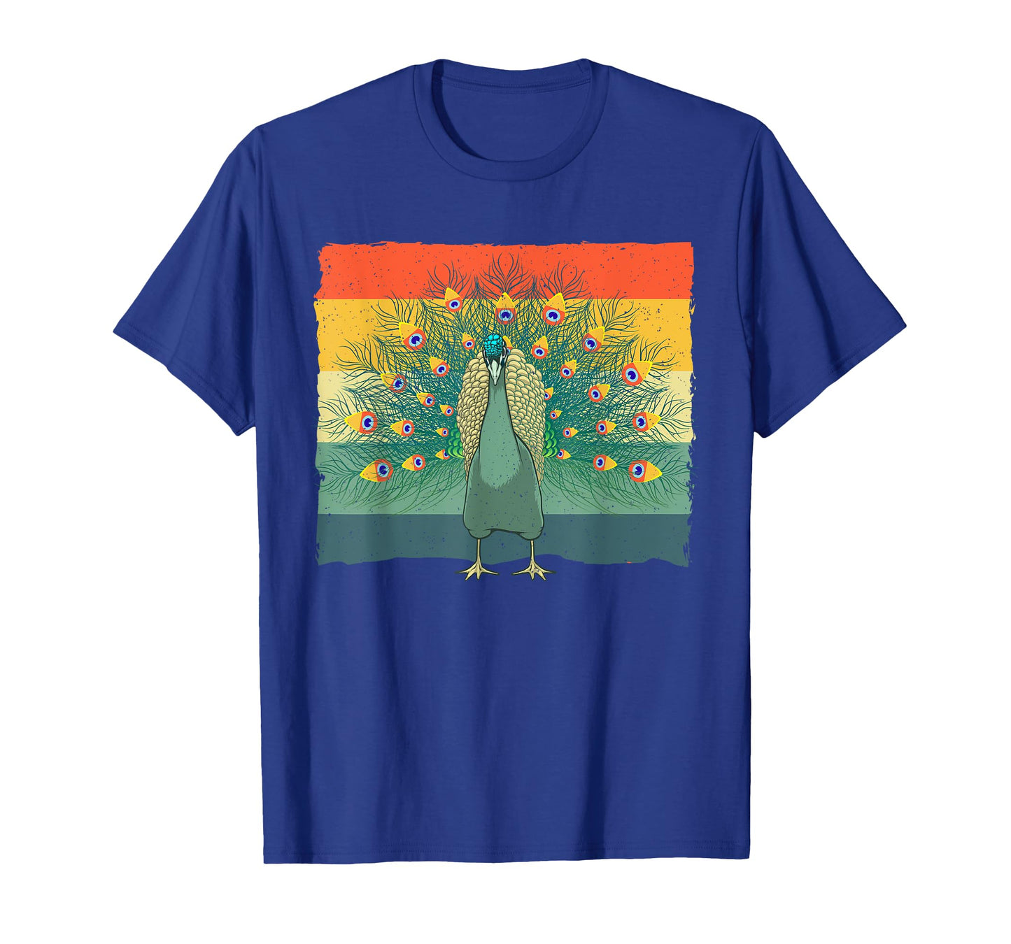 Cool Peacock Design For Men Women Kids Vintage Peacock Lover T-Shirt