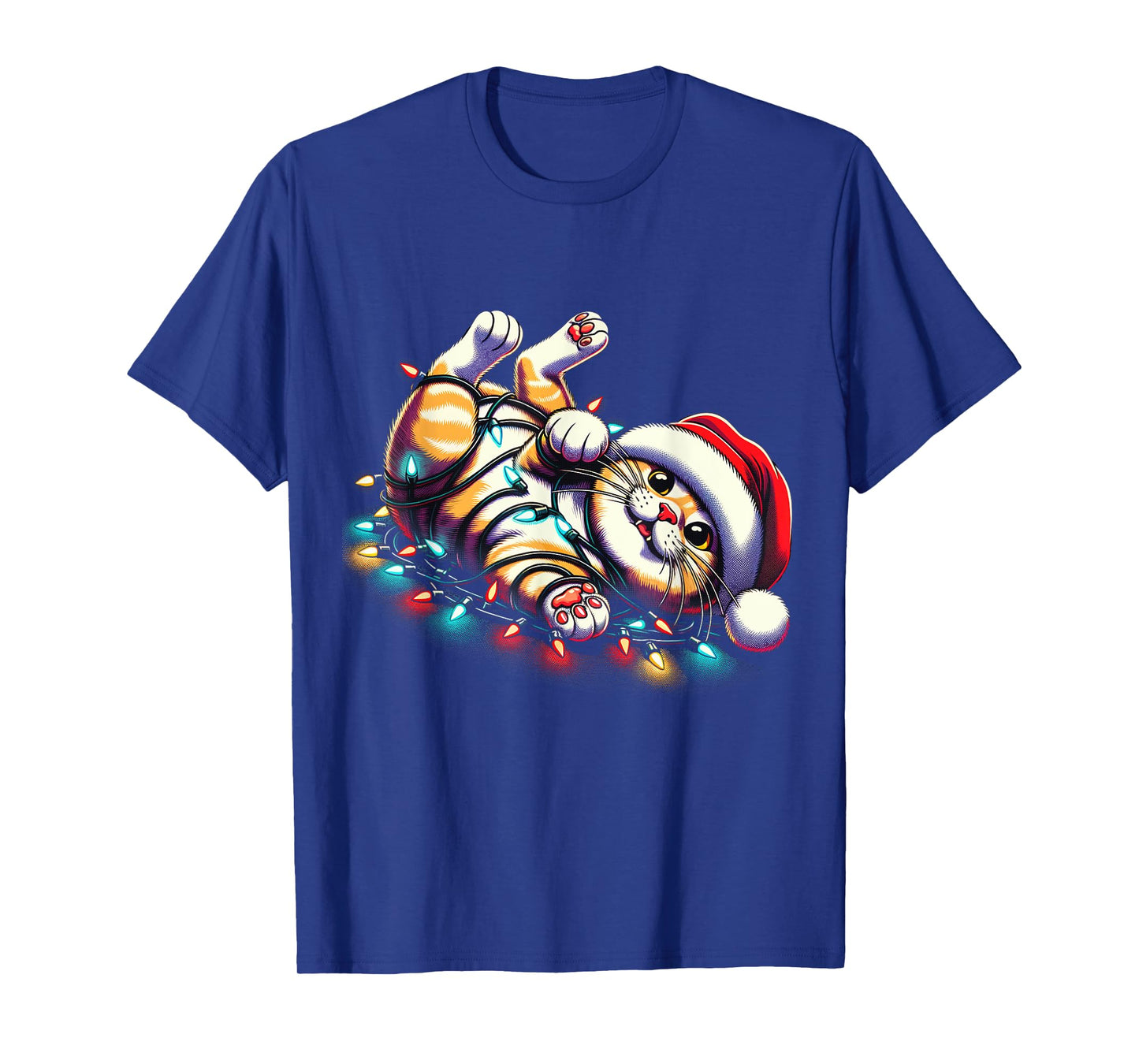 Christmas Cat Lover Funny Festive Holidays Cute Kitten Xmas T-Shirt