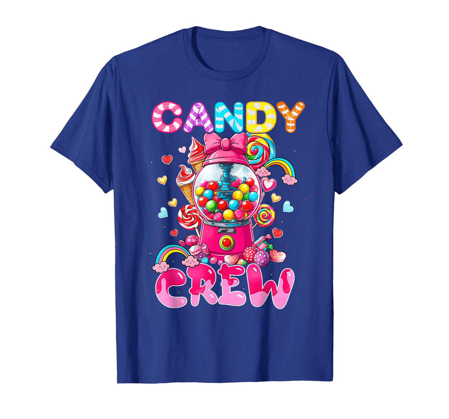 Candy Crew Squad Merry Christmas Boy Girl Kid Matching Xmas T-Shirt