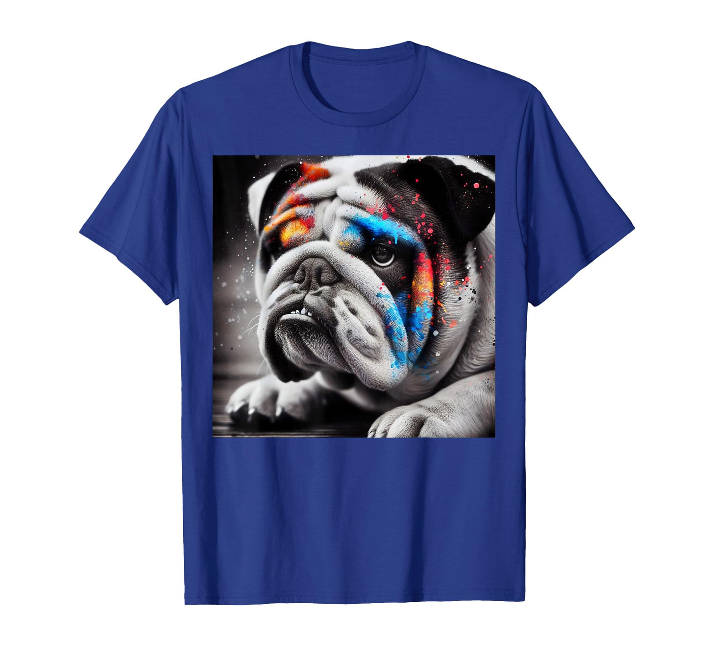 Bold Bulldog Contrast, Bulldog themed T-Shirt for Men Women Girls Kids