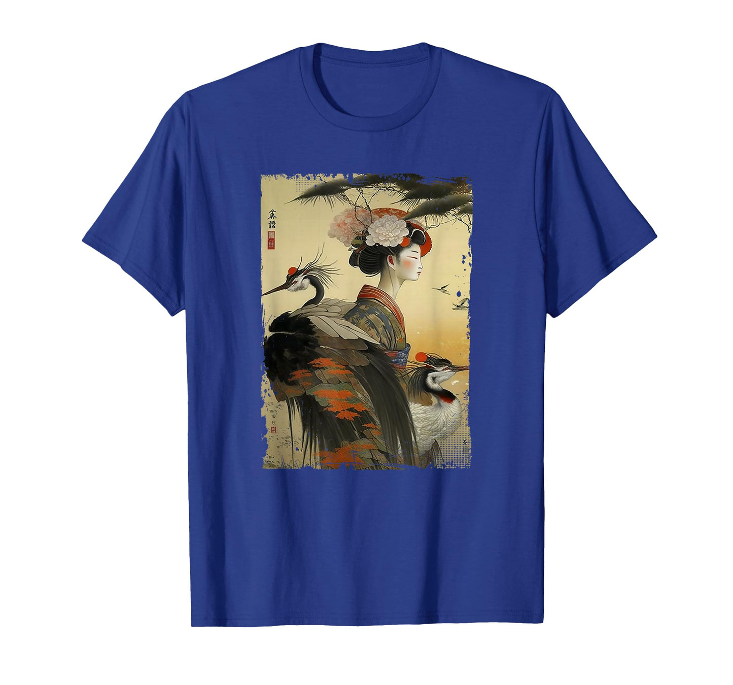 Japanese women grove Woodblock Art Spiritual nature vintage T-Shirt