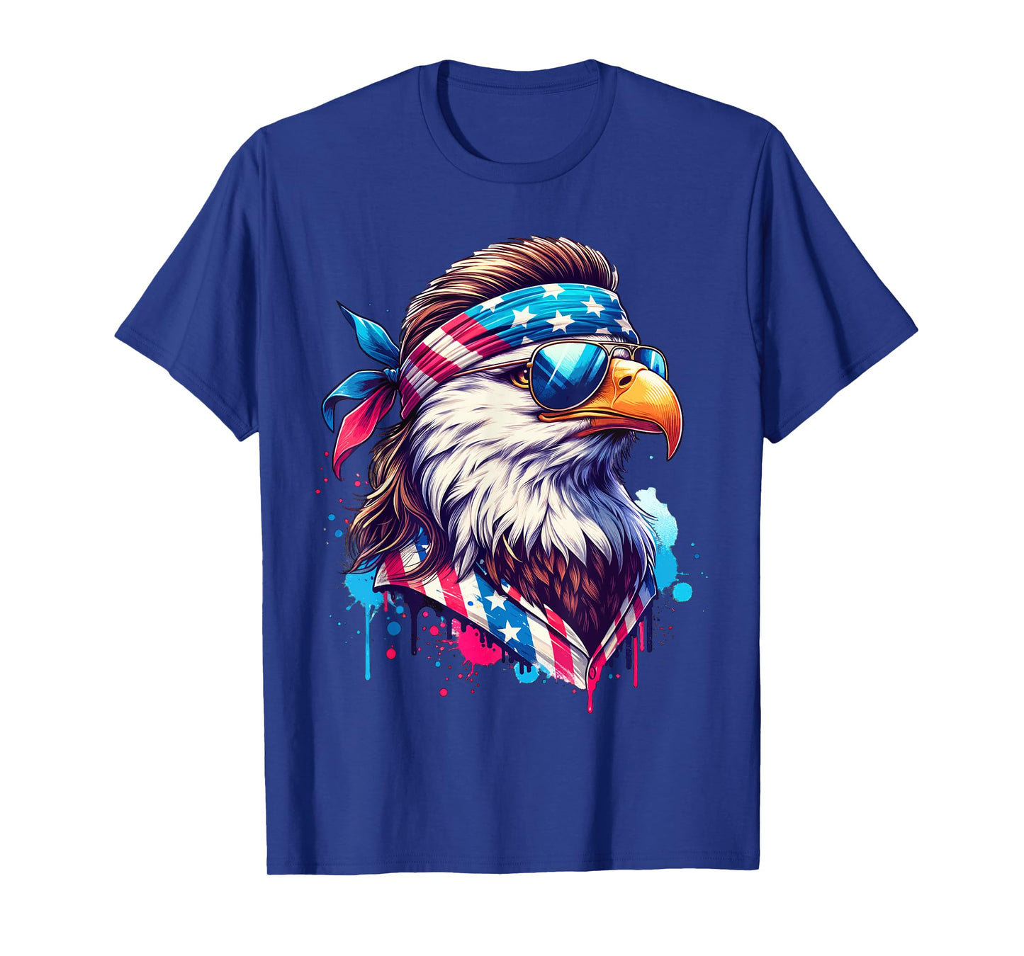 4th of July Patriotic Funny Eagle July 4th USA Murica T-Shirt
