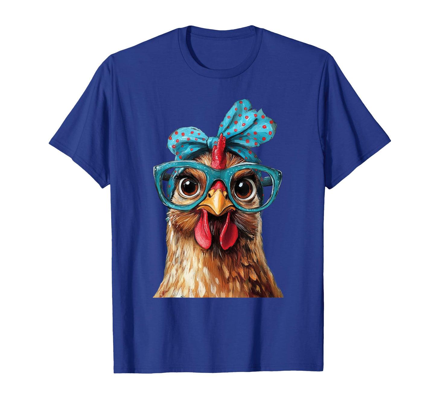 Chicken Wearing Bandana Glasses T-Shirt
