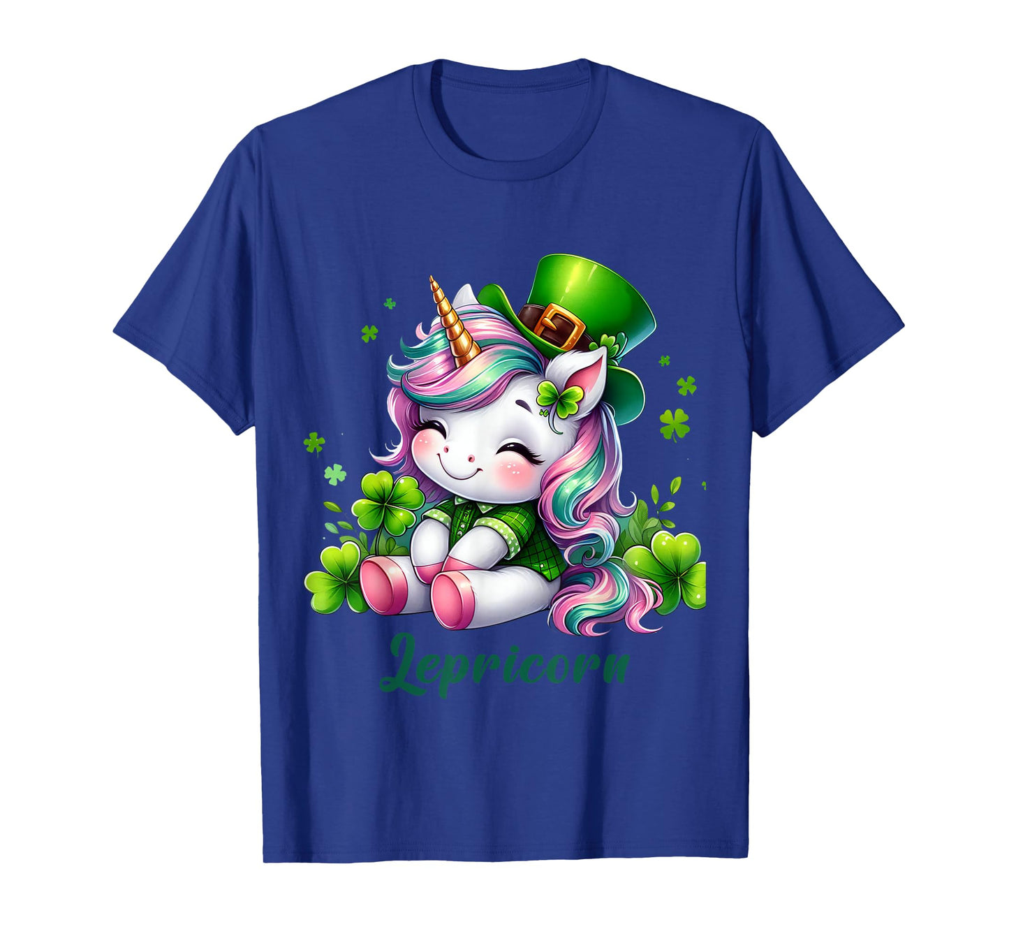 St Patricks Day Unicorn Cute Saint Pattys Girls Lepricorn T-Shirt