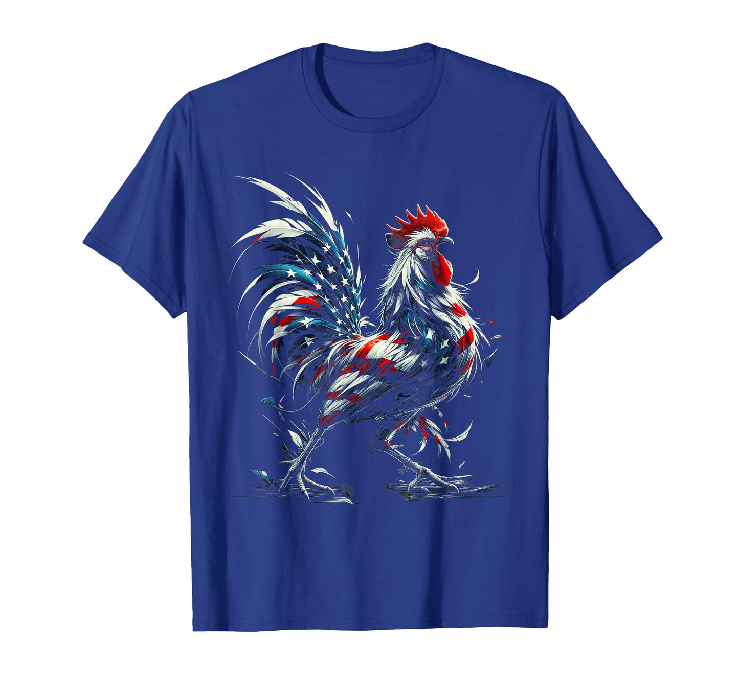 American Flag Rooster Chicken 4th of July Animal T-Shirt
