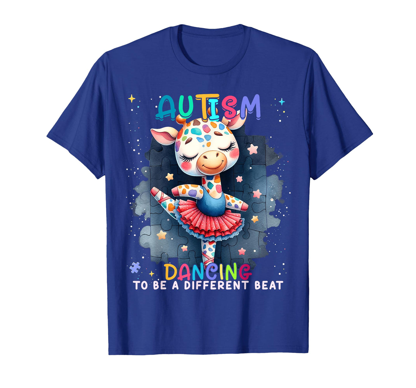 Autism Awareness Cute Unicorn Dancing To A Different Beat T-Shirt