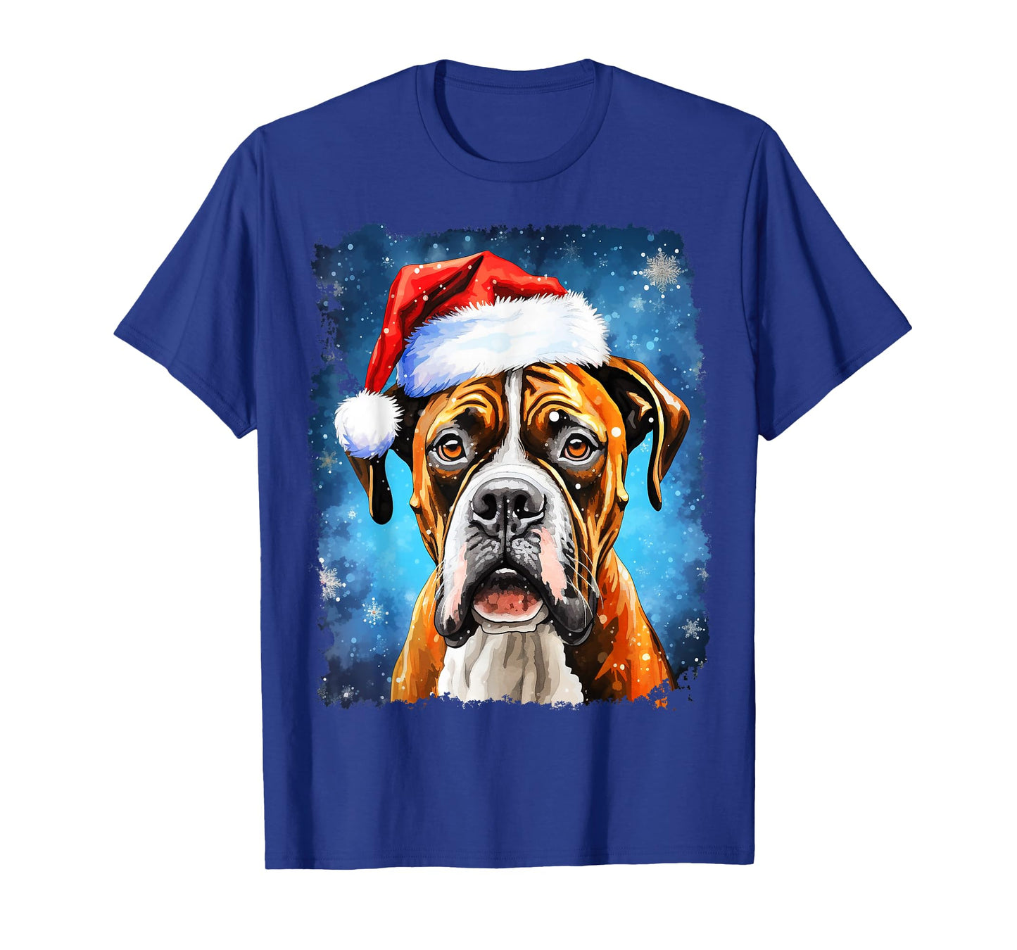 Pop Art Christmas Boxer Dog T-Shirt