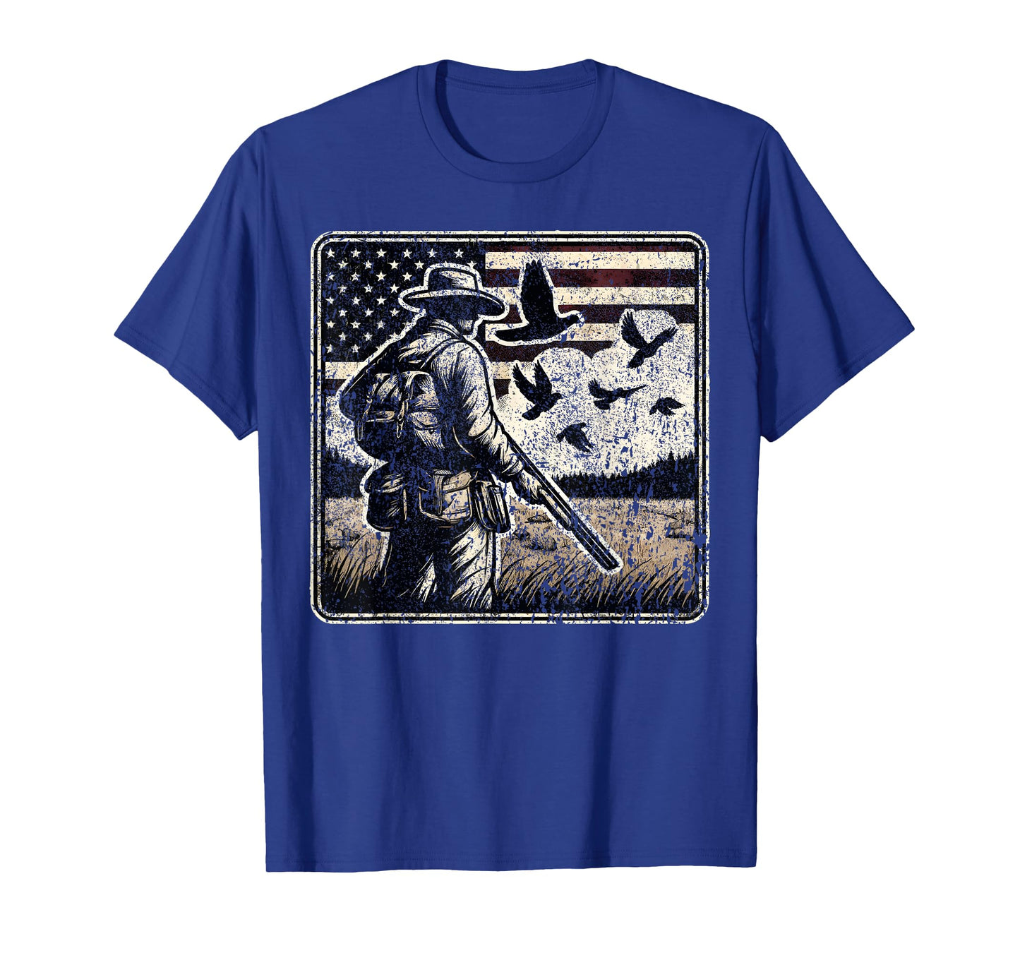 Dove Hunting I American Flag Dove Shooting I Dove Hunter T-Shirt