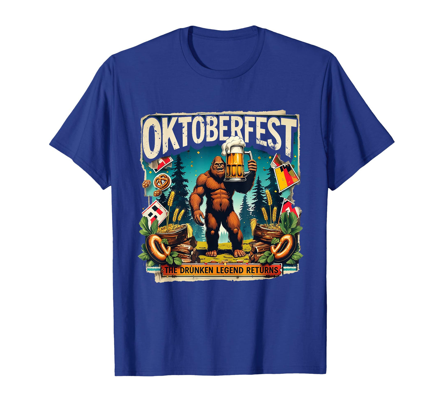 Oktoberfest Bigfoot The Drunken Legend Returns Beer Club T-Shirt