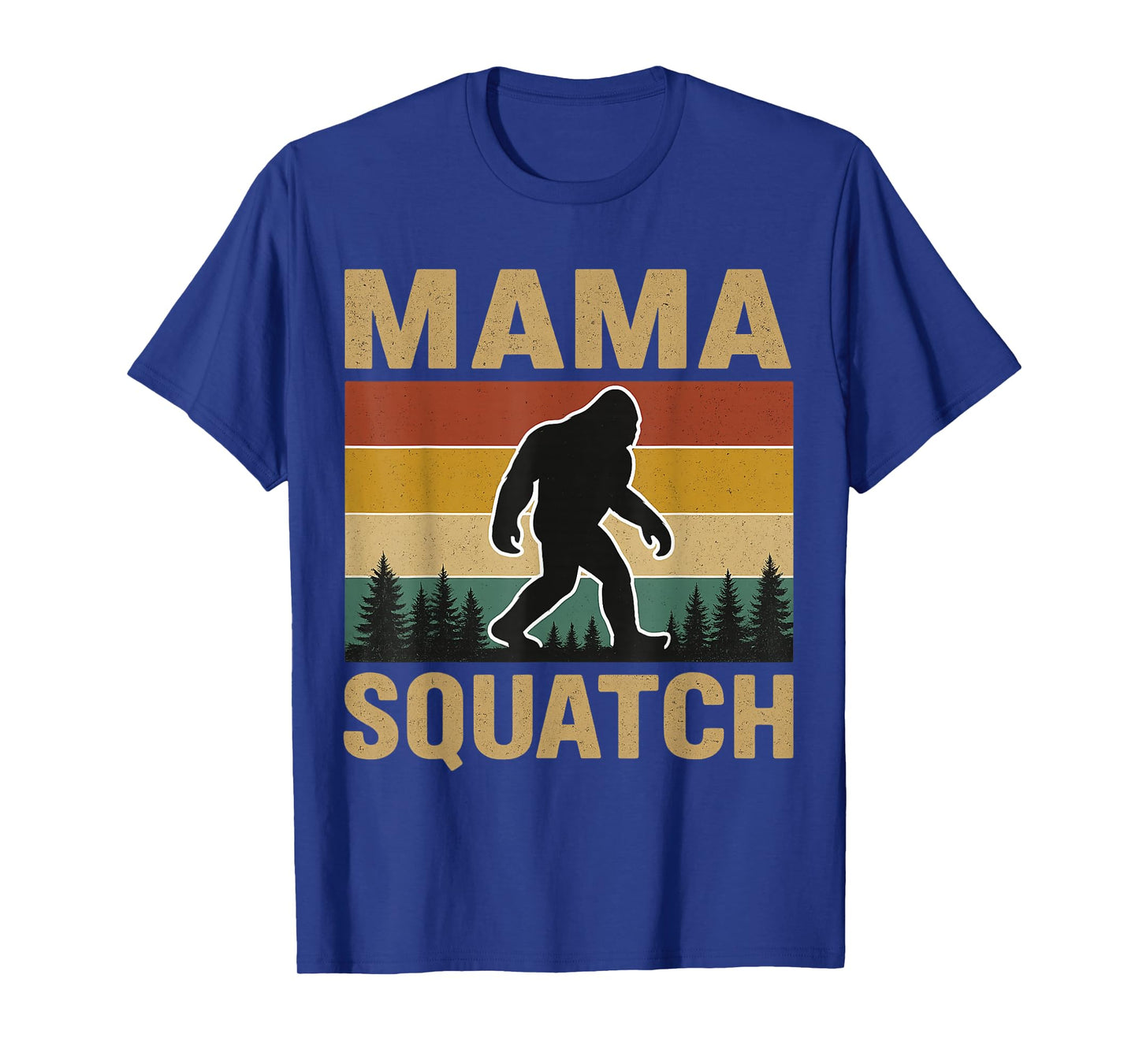 Mama Squatch Bigfoot Mama Sasquatch Yeti Family Matching T-Shirt